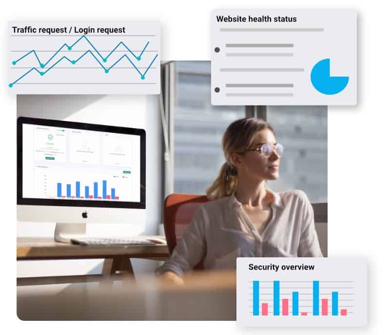 Website Reporting employee performing website health check