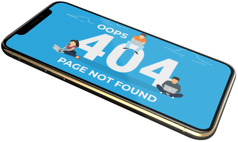 404 error page covered by website maintenance services and support plans