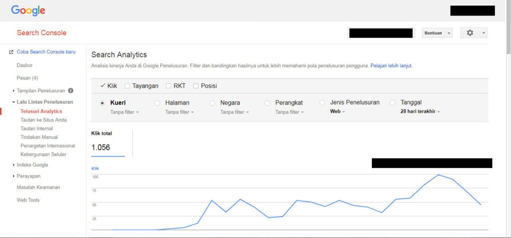 google search console