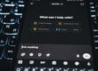 A smartphone is showing an ai assistant's interface.