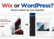 wix or wordpress comparison