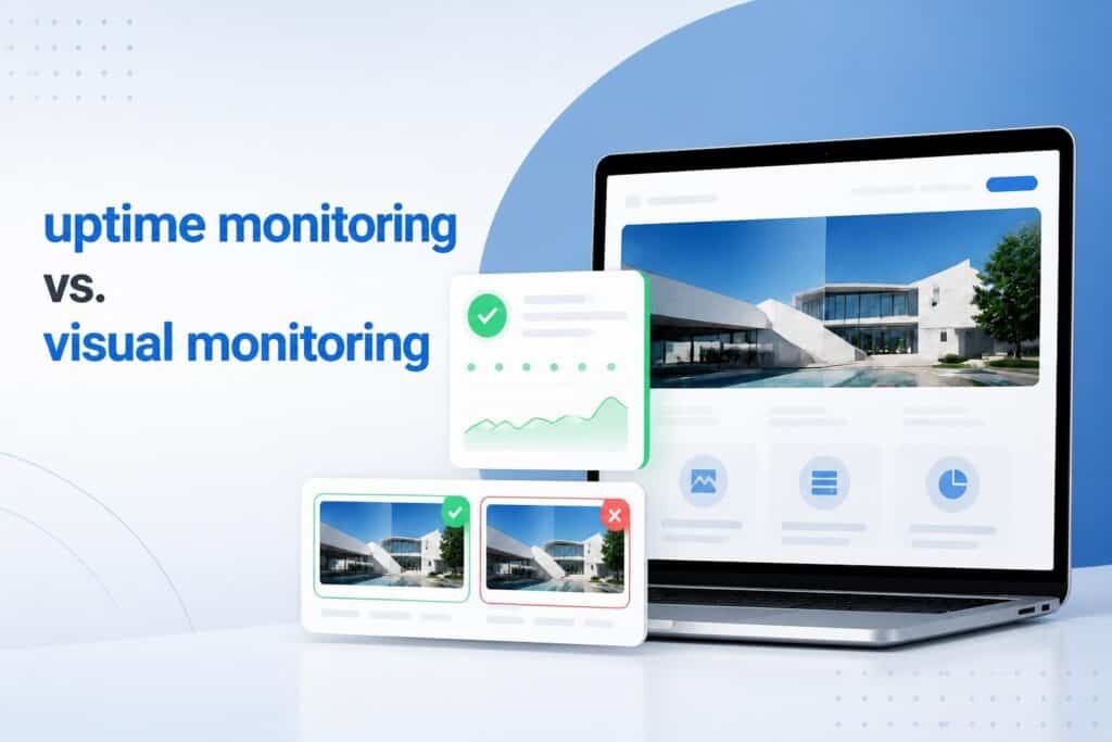 uptime monitoring vs. visual monitoring comparison